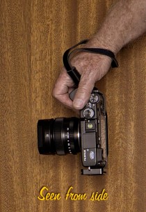 The grip seen from the side